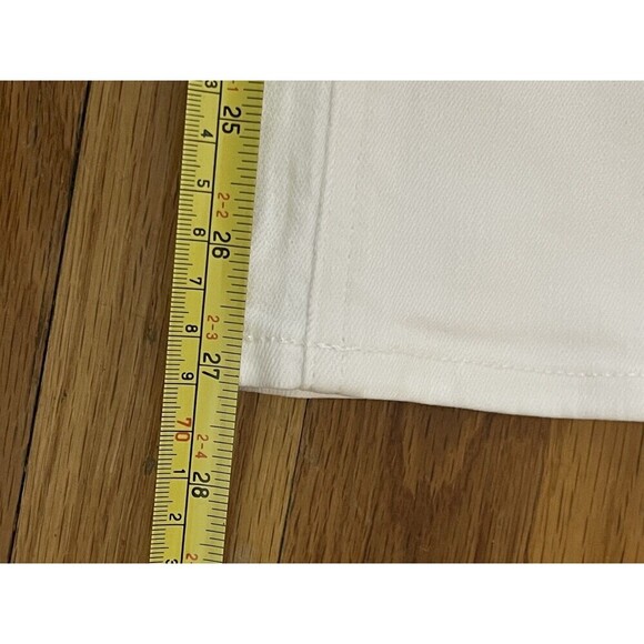 J.CREW Slim-wide Jean with Stacked Buttons Size 31 White NEW Modern Casual CH887 - Picture 11 of 14
